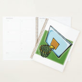 バスケットボールのフープスポーツのバックボード及びネット プランナー手帳 (ディスプレー)