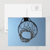 バスケットボールのフープポストカード ポストカード (正面/裏面)