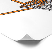 バスケットボールのフープ ポスター (角)