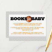 バスケットボールのベビーエンクロージャの招待状挿入 エンクロージャーカード