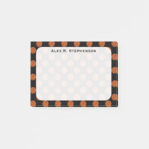 バスケットボールのボールをブラックでモノグラム