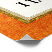 バスケットボールのポスター大好き ポスター (角)