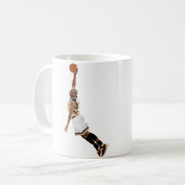 バスケットボールのマグ コーヒーマグカップ (正面左)