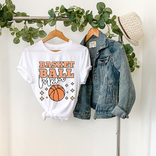 バスケットボールのママおもしろいスポーツ Tシャツ