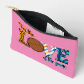 バスケットボールのマムヒョウの試合の愛のために アクセサリーポーチ (見開き)