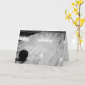 バスケットボールのメッセージカード カード (黄色い花)