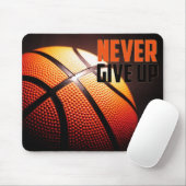 バスケットボールのモチベーション与え-アップ マウスパッド (マウス)