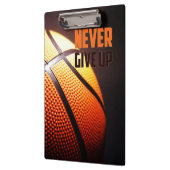 バスケットボールのモチベーション与え – 決して店員によって クリップボード (左)