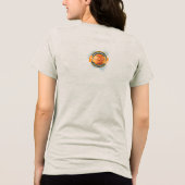 バスケットボールの主力 | レディース トライブレンドＴシャツ (裏面)