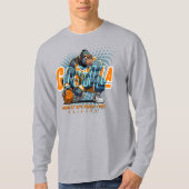 バスケットボールの主力 | 男性長袖 Tシャツ (正面)