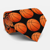 バスケットボールの人のタイ ネクタイ (ロール)