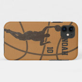 バスケットボールの人のiPhoneのiPadのiPodの銀河系のRazrの場合 Case-Mate iPhoneケース (裏面(横))