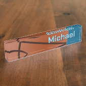 バスケットボールの個人情報 デスクネームプレート (側面)