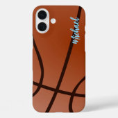 バスケットボールの個人情報 Case-Mate iPhoneケース (裏面)