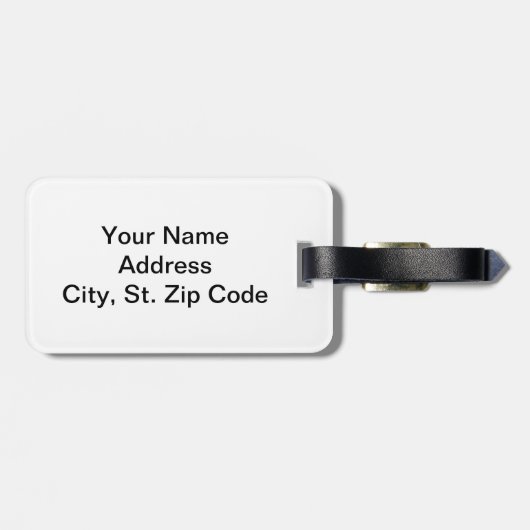 バスケットボールの個人設赤と白定 ラゲッジタグ (裏面横)