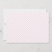 バスケットボールの写真の誕生日のピンクのスポーツのパーティガール 招待状 (裏面)