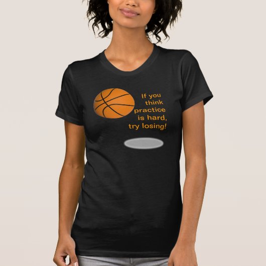 バスケットボールの勝利女性のTシャツ Tシャツ (正面)