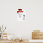 バスケットボールの卒業 ポスター (キッチン)