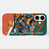 バスケットボールの原始的な力 | Case-Mate iPhoneケース (裏面 (横))