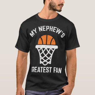バスケットボールの叔母か叔父の甥のファ素晴らしン Tシャツ