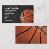 バスケットボールの名刺 名刺 (正面/裏面)