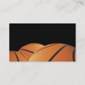 バスケットボールの名刺 名刺 (裏面)