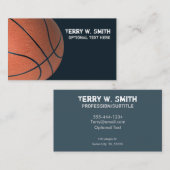 バスケットボールの名刺 名刺 (正面/裏面)