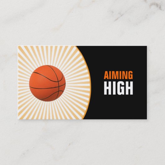 バスケットボールの名刺 名刺 (正面)
