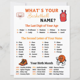 バスケットボールの名前ゲームとは