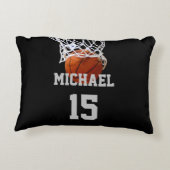 バスケットボールの名前 アクセントクッション (裏面)