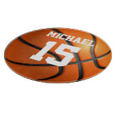 バスケットボールの名前 カッティングボード (角)