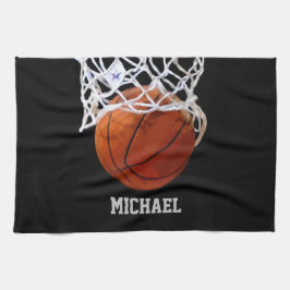 バスケットボールの名前 キッチンタオル