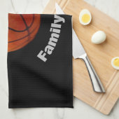 バスケットボールの名前 キッチンタオル (四つ折り)