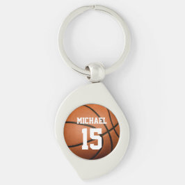 バスケットボールの名前 キーホルダー