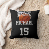 バスケットボールの名前 クッション (ブランケット)