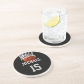 バスケットボールの名前 コースター (側面)