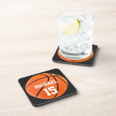 バスケットボールの名前 コースター (右側)