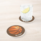 バスケットボールの名前 コースター (側面)