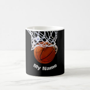 バスケットボールの名前 コーヒーマグカップ