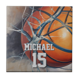 バスケットボールの名前 タイル