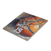 バスケットボールの名前 タイル (側面)