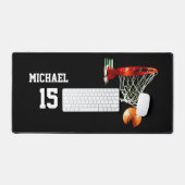 バスケットボールの名前 デスクマット (キーボード&マウス)