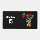 バスケットボールの名前 デスクマット (正面)