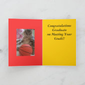 バスケットボールの夢の卒業生 カード (内部)