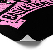 バスケットボールの女の子のボールプレーヤーを持っていなくてごめんなさい ポスター (角)