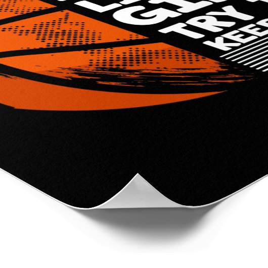 バスケットボールの女の子 – 私は女遊の子がTを試してみるように知っている ポスター (角)