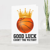 バスケットボールの幸運のカード カード (正面)