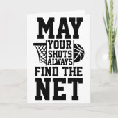 バスケットボールの幸運のカード カード (正面)