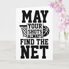 バスケットボールの幸運のカード カード