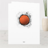 バスケットボールの幸運 カード (裏面)